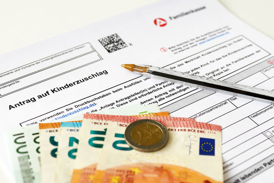 Formular für Kinderzuschlag Antrag