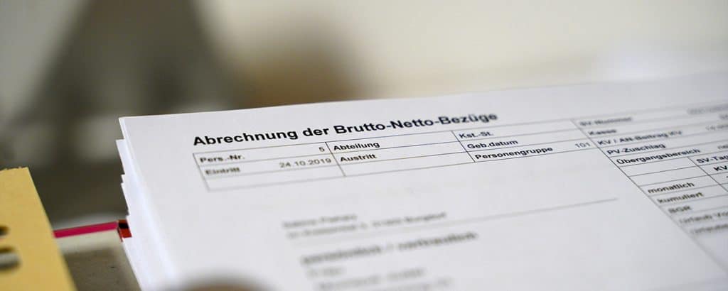 Lohnabrechnung